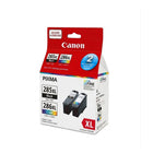 Canon PG-285XL/CL-286XL Genuine Ink Cartridge - High Yield - Black/Colour-Combined Genuine PG-285 XL Black and CL-286 XL Colour Ink Cartridges for full colour printing