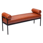 Zuo Barrow Bench - Brown-Seats up to 2