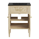 Modway Elysian 24" Wood Bathroom Vanity - Black/Burl-8