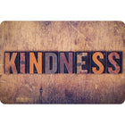 Ashley Productions The Original Fun Mat Welcome Mat - 15.5" x 23.5" - Kindness Letterpress-Measurement & Design: The Kindness Letterpress Mat measures 15.5" x 23.5".