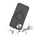 TUFF8 Glide Guard Rugged Case For iPhone 15 Plus - Smoke Black-Ergonomic Design: TUFF8 has been designed to give your fingers and hands more tactile control while making calls, texting or using your phone with its thoughtfully designed grip bumper