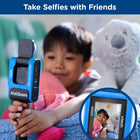 VTech KidiZoom Creator Cam Ultra Kids’ Digital Camera - Bilingual English/French-Intended for ages 5+ years, requires 3.7-volt rechargeable lithium-ion battery, included, recharge battery with a USB-C cable (not included)