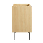 Modway Chaucer 24" Bathroom Vanity Cabinet - Oak-Rattan Weave Doors