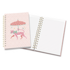 Studio Oh! Medium Spiral Notebook - 5-3/4" x 8-3/4" - Lined - 80 Sheets - Leopard on Parade-Full-colour artwork hardcover