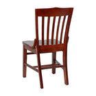 Flash Furniture HERCULES Series School House Back Mahogany Wood Restaurant Chair-School House Back Design