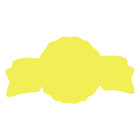 JAM Paper Standard Label Rolls - Anniversary Seal Shaped - 1 3/8 x 2 5/8 - Neon Yellow - 125 Labels/Roll-Size: Anniversary Seal ( 1 3/8 x 2 5/8 Inches ) | Printer friendly labels are easy to create and customize.