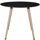 Modway Track Round Dining Table - Black-Round Dining Table
