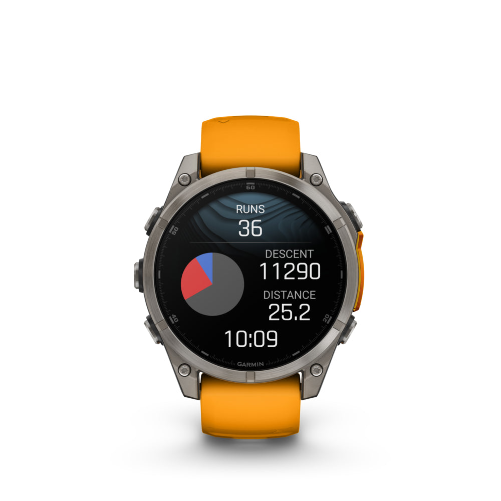 Garmin Fenix8　47mm オレンジ GARMIN fenix 8 Sapphire AMOLED 47mm Ti / Orange ガーミン