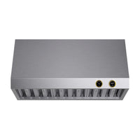 KUCHT KRH360-GL 36" 900 CFM Under‑Cabinet Range Hood with Digital Controls - Stainless Steel/Gold-New digital controls allow you to choose the right speed and light