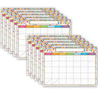 Ashley Productions Smart Poly PosterMat Pals Space Savers - 13" x 9-1/2" - Calendar Confetti Style - 10 Pack-It's a poster, it's a placemat, it's both! Great smaller size for easy use in the classroom, home, office, or on the go!
