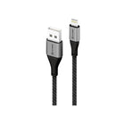 ALOGIC Super Ultra USB-A to Lightning Cable - 1.5M - Space Grey-Ultra-Strength - The Alogic Super Ultra USB-A to Lightning Cable is constructed using heavy-gauge, high-quality wire and materials to ensure ultimate strength, performance and power flow. This translates to the fastest connectivity and efficiency when connecting your Lightning compatible devices to any USB charger.