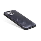 General Supply Goods + Co iPhone 12/12 Pro Hybrid Protective Case - Black Marble-Black
