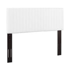 Modway Keira Faux Leather Full/Queen Headboard - White-Contemporary Modern Headboard