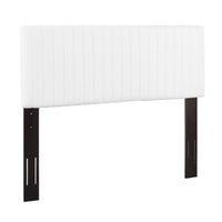 Modway Keira Faux Leather Full/Queen Headboard - White-Contemporary Modern Headboard