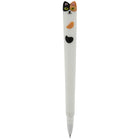 Merangue Flat Cat Face Pens - 1.0mm - Black-Assorted silicone designs