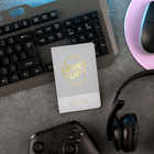 Mead Moments Gaming Journal - 3-1/2" X 5-1/12" - 48 Pages-Designed for gamers who play in style. Features a gray cover with gold detailing and 48 pages to capture up to 20 gaming moments, measuring 3 1/2" x 5 1/2".