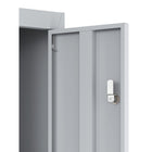 Ceha KDK Series 4-Tier Locker - Bank of 2 - Grey-9