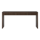Hudson&Canal Lawrence 64" Wide Rectangular Fluted Console Table - Alder Brown-Table is made of high-quality and durable MDF and PVC materials