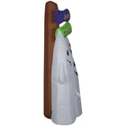 GEMMY Airblown Inflatable Halloween Ghost Trio Sign - 68" x 72"-Self-inflates in seconds