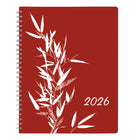 Blueline 2026 DuraGlobe 14-Month Monthly Planner with Bamboo Fibre Paper - 8-7/8" x 7-1/8" - Assorted Colours - Bilingual-Twin-wire binding with semi-flexible cover