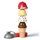 Melissa & Doug Wooden Scoop & Serve Ice Cream Counter-Lift and release scoops with realistic scooper