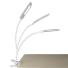 OttLite Flexible Soft Touch LED Clip - Clearsun - White-Super flexible neck holds position to direct light right where you need it