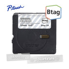 Brother Genuine BTAG135 Label Tape for P-touch Label Makers - White on Clear - 12 mm W x 4 m L-Btag + P-touch = the ultimate creative team. Use Genuine 12 mm Btag non-laminated label tapes exclusively with Brother P-touch PT-N10, PT-N20, and PT-N25BT label makers.