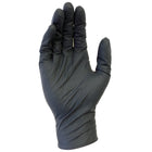 Suretouch 5 Mil Nitrile Disposable Gloves - Small - Black - 100 Pack-Made of 5MIL nitrile and disposable