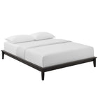 Modway Lodge Wood Full Platform Bed Frame - Cappuccino-Tropical and Rubber Wood Frame