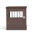 PawHut 31" Dog Crate End Table with Three Doors - Coffee-Colour: Coffee 
