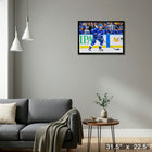 Victor Hedman Tampa Bay Lightning - Framed Canvas - 31" x 22"-Ready to hang - arrives fully assembled