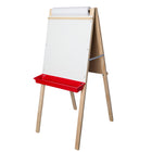 Crestline Child's Deluxe Double Easel - Green Chalkboard/Dry Erase Board - 44" H x 19" W-Measures 44"T x 19"W