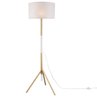Modway Natalie Tripod Floor Lamp - White Natural-Tripod Floor Lamp