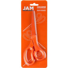 JAM Paper Heavy Duty Multi-Purpose Precision Scissors - 8" - Orange-Size: 8 inches (204 cm) overall length | Great for all home, desktop, office and arts & crafts uses