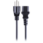 Staples AC Power Cable - 6 ft-Universal – Works with all brands to connect most computers, monitors and printers to a standard AC power source