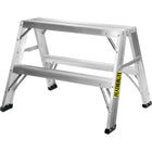 Featherlite 2' Industrial-Duty Aluminum Sawhorse/Steps-Nominal Height: 2'