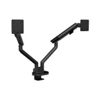 Kanto Desktop Monitor Arm/Mount for 17" - 32" Monitors  - Dual Monitor - Black-Fits most flat, curved and ultrawide computer monitors from 17" to 35"
