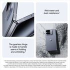 Google Pixel 10 Pro Fold - 512 GB - Moonstone - Bell-With 10 MP selfie cameras on both the inner and outer screens, you’ll make a habit of snapping perfectly framed selfies. Love that for you