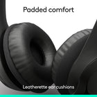 Logitech H390 USB-C Computer Headset -Sustainable Design: Plastic parts in the Logitech H390 headset include 54%(1) post-consumer recycled plastic. responsible packaging with FSC -certified paper