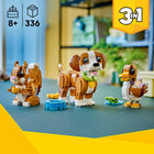 LEGO Creator Cute Animals: Playful Puppy Dog-Play out stories with 3 different animal toys: a dog, a squirrel or a duck