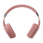 Basic Tech Wireless Over The Ear Foldable Headphones - Pink-32 ft. signal range