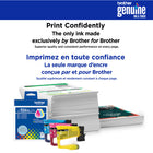 Brother Genuine LC506CS Ink Cartridge - Standard Yield - Cyan  -These ink cartridges are engineered to work seamlessly with your Brother printer