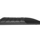 Incase by Microsoft Compact Ergonomic Keyboard - French Canadian - Black-Connect up to 3 devices, wireless desktop mobility with Bluetooth connectivity