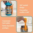 Danawares Nickelodeon Paw Patrol Insulated Food Container with Spork - 300 ml-Efficient Insulation: Keeps your food hot or cold for hours, preserving flavor and temperature