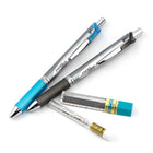 Pentel Energize Mechanical Pencil Starter Kit - 0.7mm - 2 Pack-Fully retractable lead sleeve