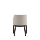 Manhattan Comfort Gansevoort 22.5" Modern Faux Leather Upholstered Dining Armchair - Stone Grey-Home Assembly Required. All Hardware Included