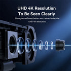 EMEET SmartCam C980 Pro Ultra 4K All-in-One Conferencing Webcam-60° - 98° Adjustable Field of view