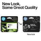 HP 564XL Black High Yield Original Ink Cartridge (CN684WN)-HP Printer compatibility: HP Deskjet 3521, 3526. HP Officejet 4610, 4620, 4622. HP Photosmart 5510, 5512, 5514, 5515, 5520, 5525, 6520, 6525, 7510, 7515, 7520, 7525, B8550, C5324, C6340, C6350, D7560, C510, B209, B210, C309, C310, C410.
