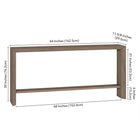 Hudson&Canal Osman 64"W Console Table - Antiqued Grey Oak-9