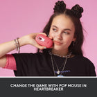 Logitech POP Wireless Mouse - Heartbreaker-Bold, comfy, quiet: A compact and comfy wireless mouse with up to 24-month battery life that fits snugly in your palm, handbag and computer case, with SilentTouch Technology for whisper-quiet working